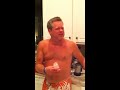 Guy drinks breast milk