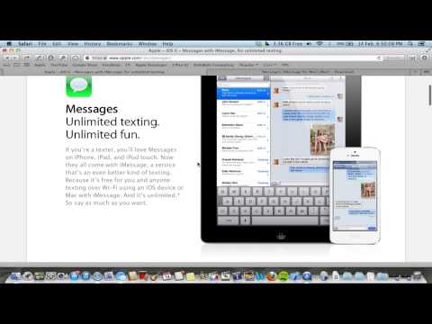 how to sync messages with iphone