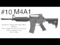 Modern Warfare 2 Top Ten Weapons