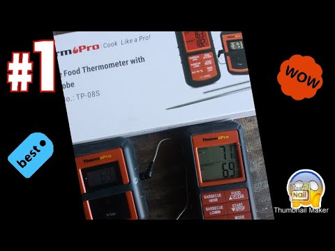 video-linktoworks-How to use Thermopro TP08s meat thermometer...