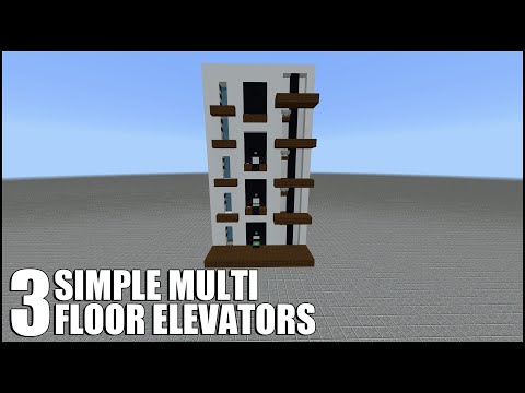 3 Simple Ender Pearl Elevators - Minecraft Tutorial 