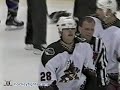 Landon Wilson vs Ian Laperriere from the Phoenix Coyotes at Los Angeles Kings game on Oct 15, 2000. via www.hockeyfights.com