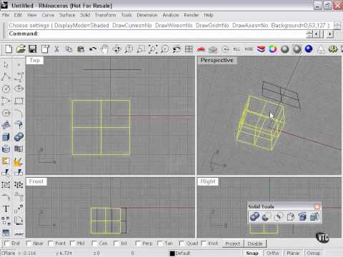 how to isolate objects in rhino