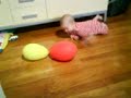 Hanna correndo atras da bola!!!