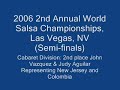 06 world salsa championships: 2nd place cabaret division