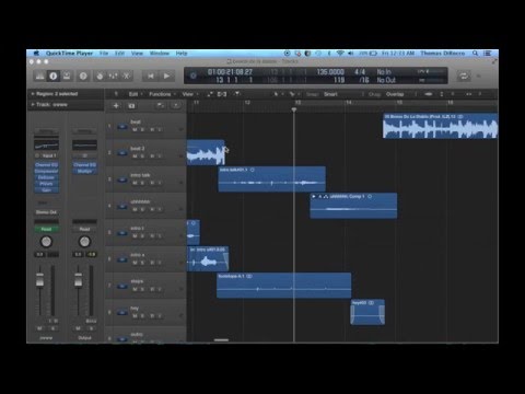 how to reverse audio in logic pro x