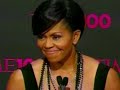 The First Lady Michelle Obama's spent the evening with her showbiz pals, including Oprah Winfrey, at Time Magazine's 100 Gala in New York.. Follow us on twitter at twitter.com