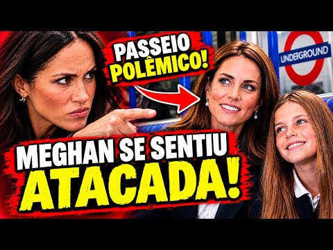 🚨 MEGHAN MARKLE ESTÁ FURIOSA ATACA passeio de metrô de Kate e aponta perseguição