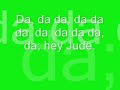 Hey Jude with Lyrics