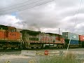 Cajon Pass (summit) BNSF Stacktrain heads west