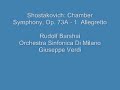 shostakovich: chamber symphony, op. 73a - 1. allegretto

rudolf barshai
orchestra sinfonica di milano giuseppe verdi