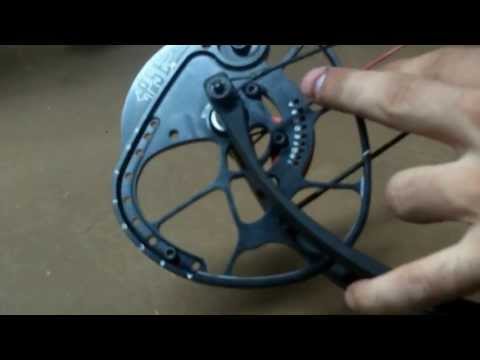 how to adjust draw length on a compound bow