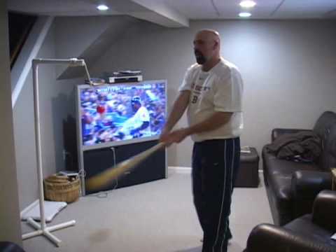 how to practice batting alone