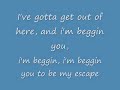 Be my Escape by Relient K (Lyrics)