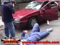 Dieter Rides a Bike Into a car