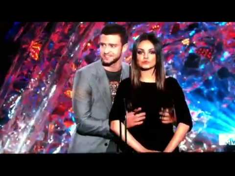 MTV awards... Timberlake n Kunis