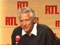 Dominique de Villepin sur RTL