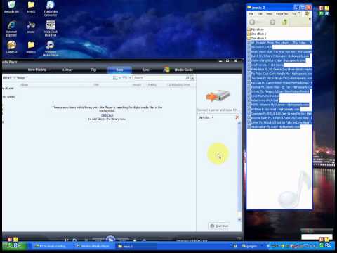 how to burn a cd of windows media player