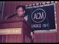 Edsger Dijkstra's Turing Award Speech - Part 5 of 8
