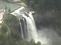 Snoqualmie Falls From Helicopter