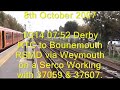 37059 &amp; 37607 1Q14 Derby RTC to Bounemouth RSMD via Weymouth