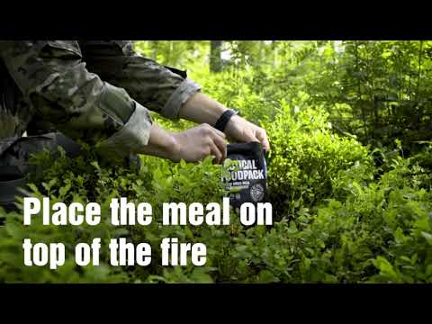 Jak ohřát Tactical Foodpack na otevřeném ohni