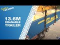 LKW WALTER 13.6m Cranable Trailer