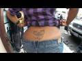 Female Fan Has Wu-Tang Tattoo on her Ass