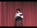 sean ewers belches in drag at the first annual omega man all male beauty pageant at kent state university.