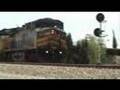 KCSM 4533, CSX 7772, 8080 y UP 9364