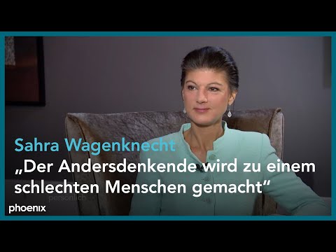 Sahra Wagenknecht, ehemalige Linken-Politikerin, zu Gast bei Inga Kühn (phoenix persönlich)
