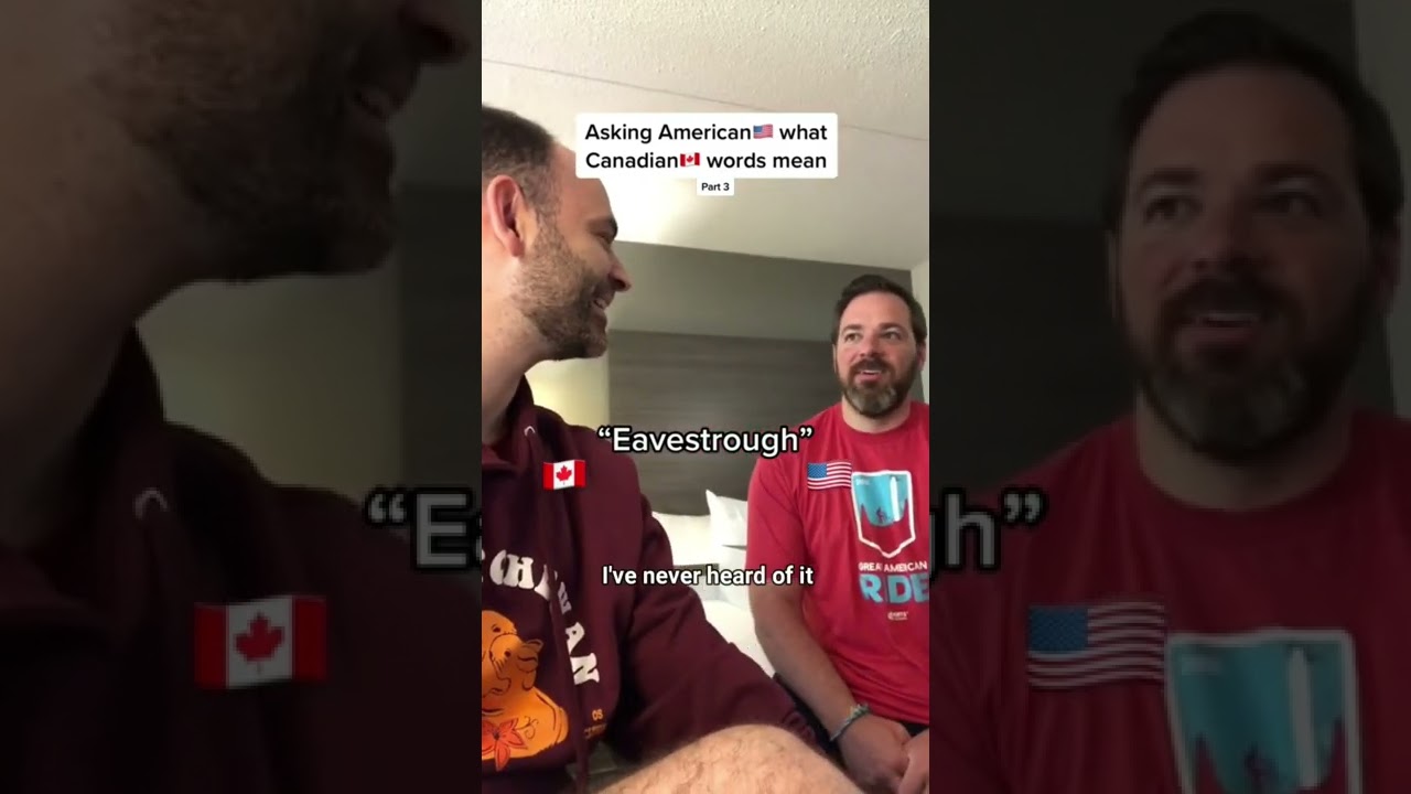 American🇺🇸 guesses what Canadian🇨🇦 WORDS mean...He’s actually brilliant