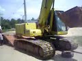 unloading excavator komatsu pc200 part3