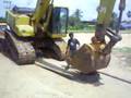 unloading excavator komatsu pc200 part3