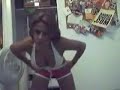 Andrea Rincon aka Selena spice does  a little dance