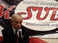 Texas Congressman Ron Paul visits Seattle University 9/14/07 Texas Congressman Ron Paul visits Seattle University 9/14/07