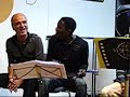 collective song
jean-r�my gu�don : ts; comp; lead
jean-pierre arnaud : oboe
bonaventure didolanvi : perc
nicolas fargeix : cl
nicolas genest : tp, bugle; comp
raphael houedecoutin : perc
carole mundinger : bcl
bruno rousselet : basson
guillaume s�guron : b

soutien de la drac idf , de cnv et de l'atelier du plateau

jeudi 12 juin 08
la fontaine - selmer paris