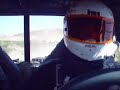 In-car rear view Footage Testing in Barstow, Sean Kepler