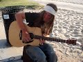 3CE playing guitar at VENICE BEACH, CA
