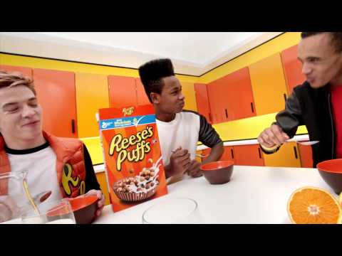 reeses - Check out my music in this cool Reese's Puffs commercial. I made the track out of breakfast noises (crunching, cereal box shaking, milk pouring, spoon hittin...