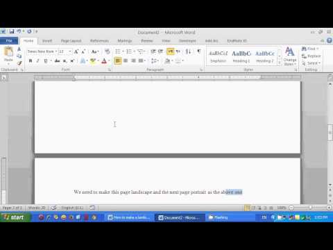 how to fit on one page in word 2010
