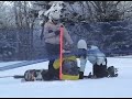 killington collision 'o dear god' christian collides with a female skier watching us jib the snowboard terrain park in killington, vermont.