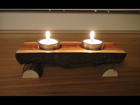 Teelichthalter bauen - Tealight - DIY - Helmchen