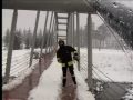 CON I VIGILI DEL FUOCO LUNGO LE STRADE INNEVATE DELLA VAL DI VARA
