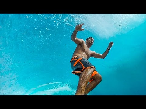 Seeing This Surfer Stand Underneath The Barrel Of The Wave Is Totally Surreal