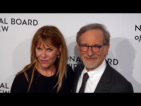 Steven Spielberg and his wife attend the 2018 National Board of Review Awards Gala