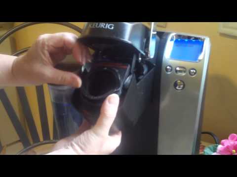 how to remove keurig k cup holder