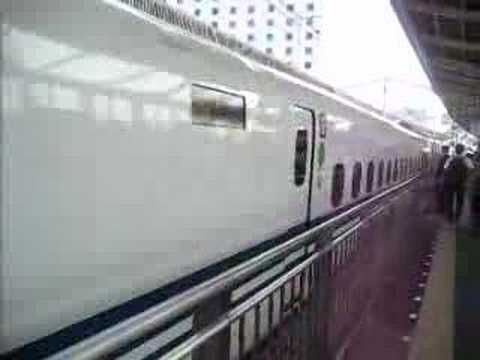岡山駅　N700系入線