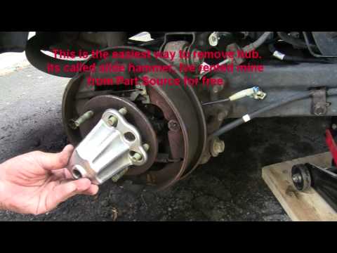 DIY Rear Hub Bearing  Saturn Vue FWD 2004 Video