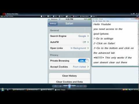 how to recover browsing history